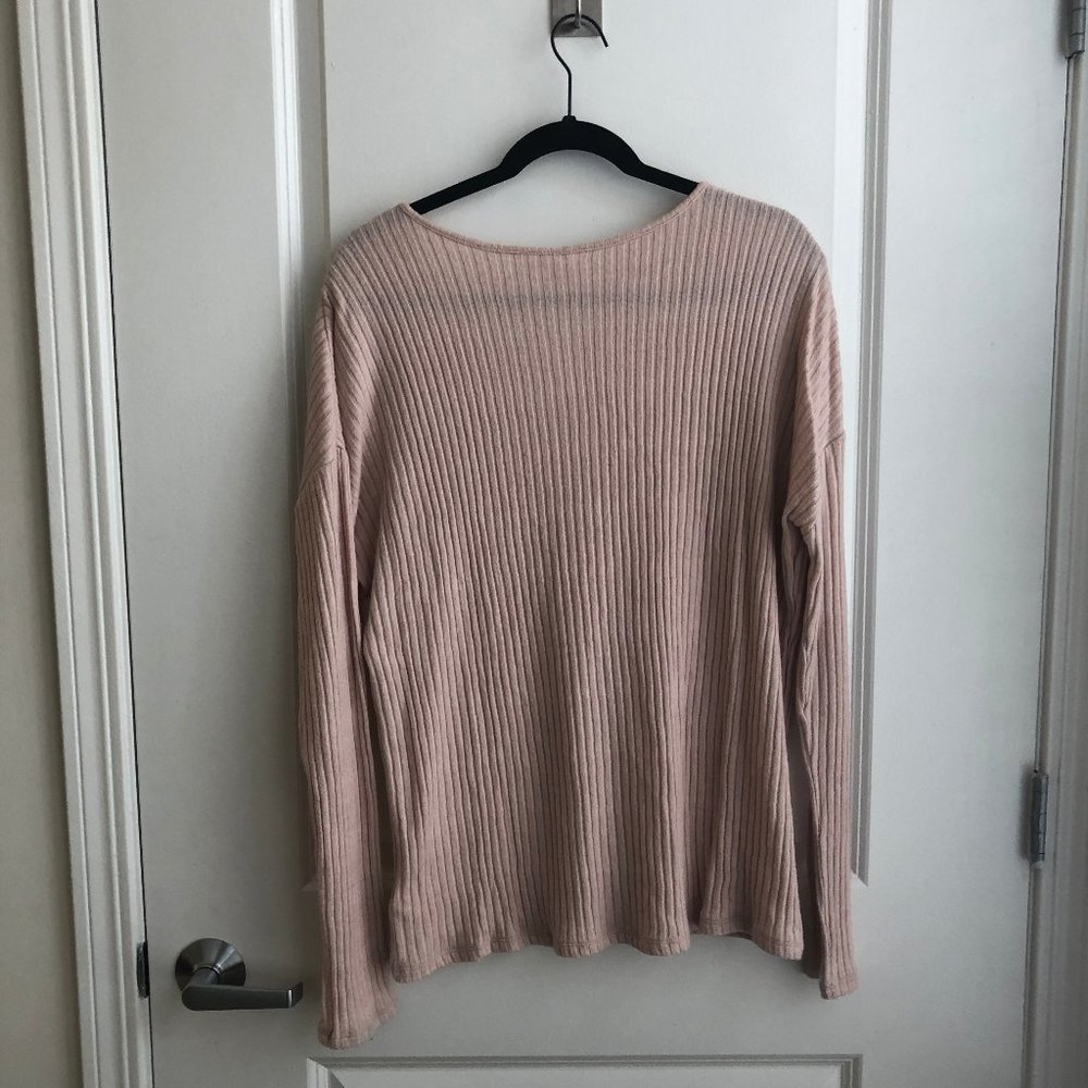 NWT Ribbed Knit Top - Picture 3 of 3